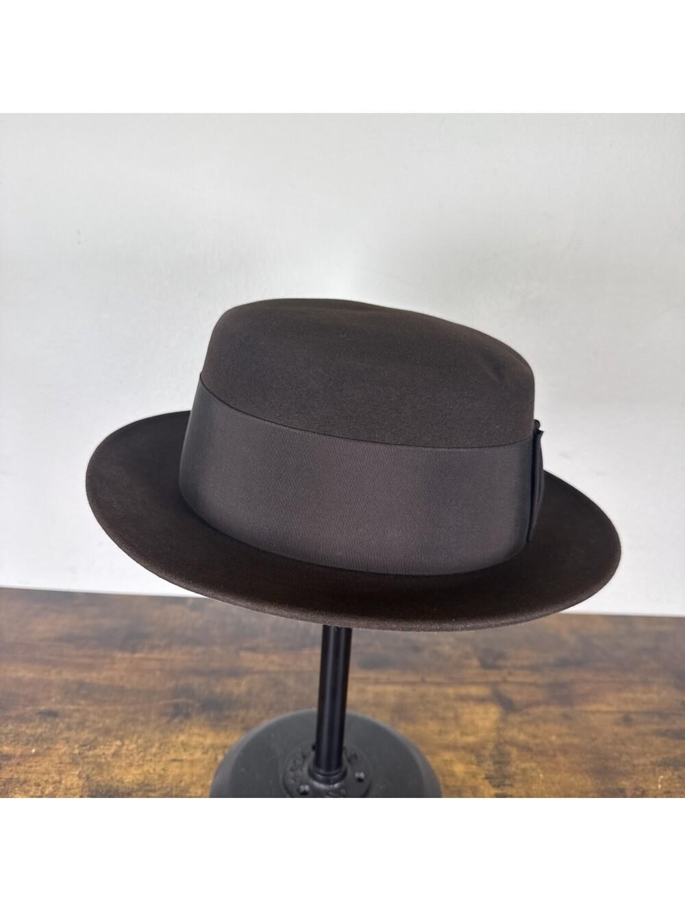 Resistol Flatop 7¼ Brown Mid‑Century Dress Hat Cottrell’s Denver Rolnick Liner